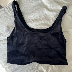 Athleta velvety sports bra size M